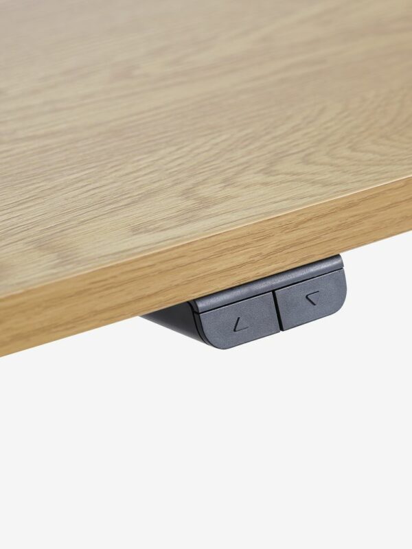 Height adj. desk SVANEKE 70x140 oak colour/black - Image 8