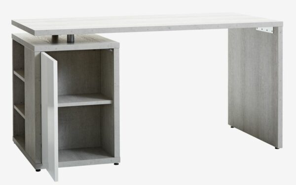 Desk ULLITS 69x140 concrete/high gloss - Image 7