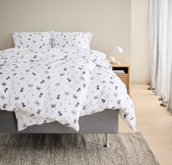 Duvet cover set + sheet JULIA 140x200 white - Image 3