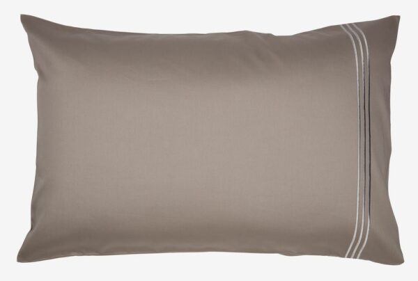 Sateen pillowcase EA 50x70/75 light grey - Image 2