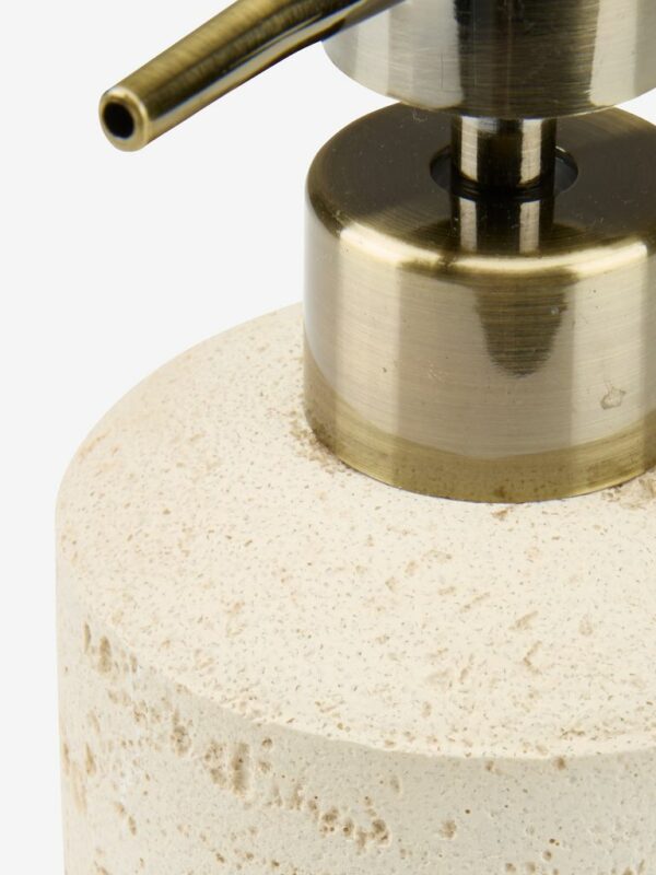 Soap dispenser TORUP beige stone - Image 4