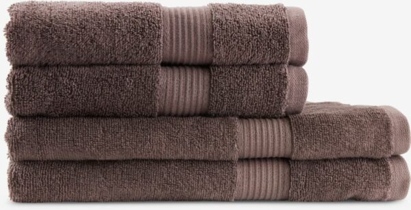 Bath towel KARLSTAD 70x140 dark brown KRONBORG - Image 6