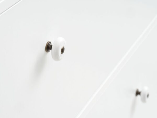 5 drawer chest FREDENSBORG white - Image 4