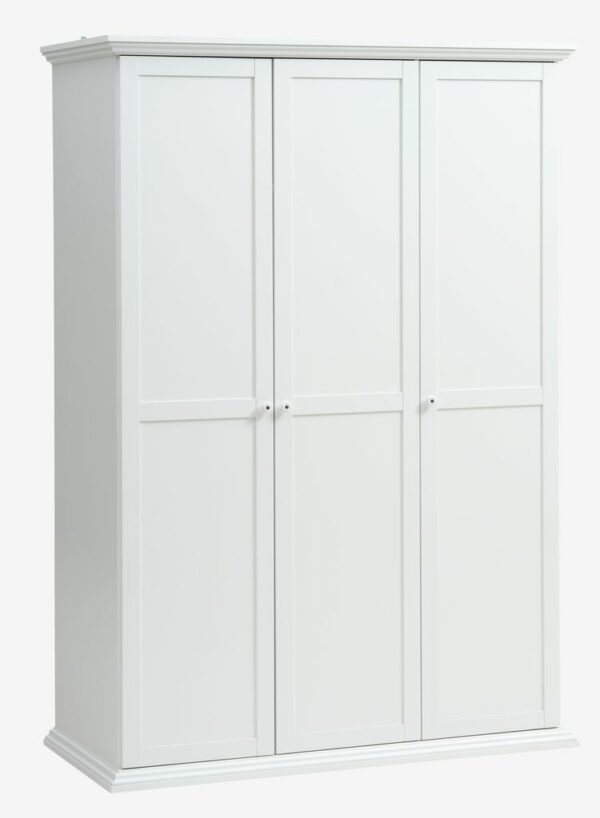 Wardrobe FREDENSBORG 140x200 white - Image 2