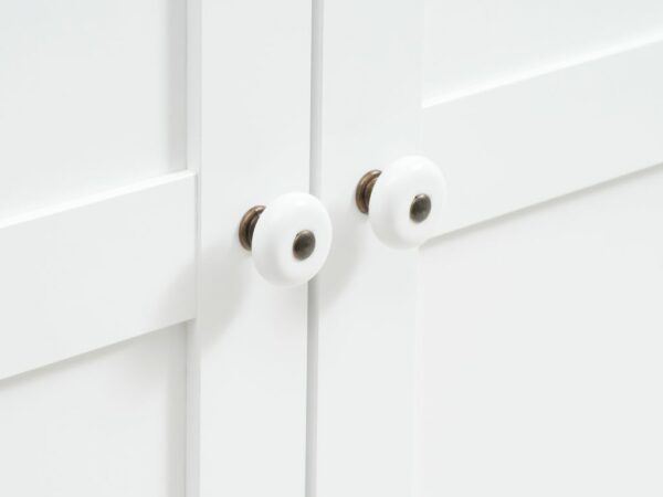 Wardrobe FREDENSBORG 140x200 white - Image 4