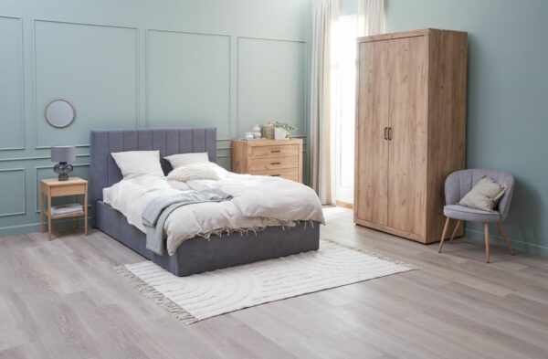 Bedside table FAVRSKOV 1 drawer oak - Image 5