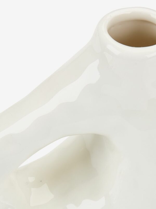 Vase SIGFRED W16xL7xH14cm white - Image 3