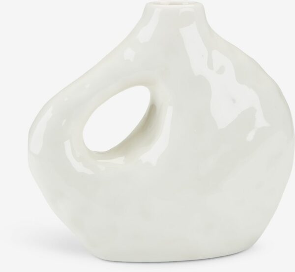 Vase SIGFRED W16xL7xH14cm white - Image 2