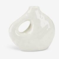 Vase SIGFRED W16xL7xH14cm white