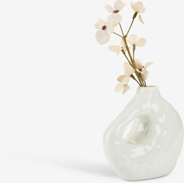 Vase SIGFRED W16xL7xH14cm white - Image 4