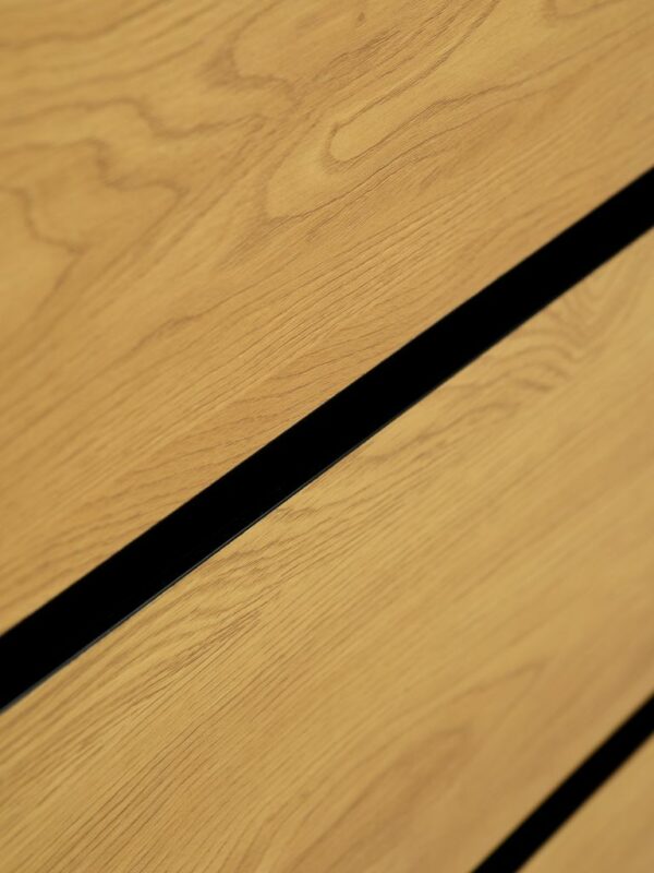 3 drawer chest ODENSE oak colour/black - Image 6
