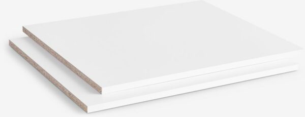 Shelves f/ LIMFJORDEN 3 dr. 2pcs white - Image 2