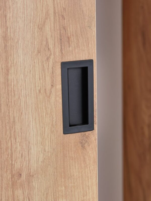 Wardrobe ODDER 120x201 2 sliding doors w/mirror oak - Image 6