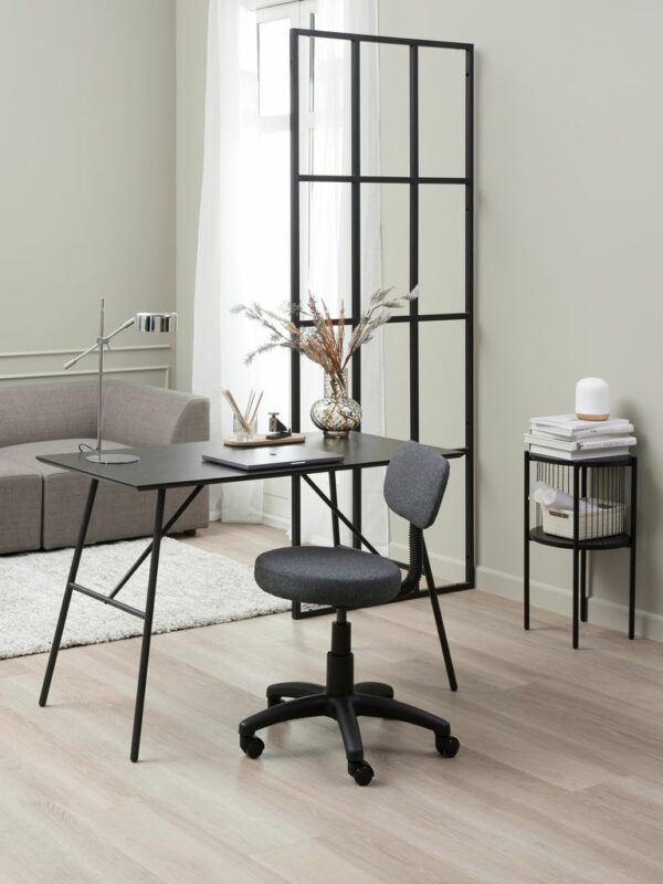 Bedside table SNESLEV 1 shelf black - Image 9