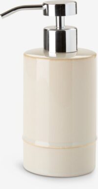 Soap dispenser SMEDBY glazed l. grey SDP