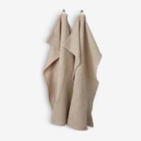 Tea towel TISTEL 50x70 beige 2pcs/pk