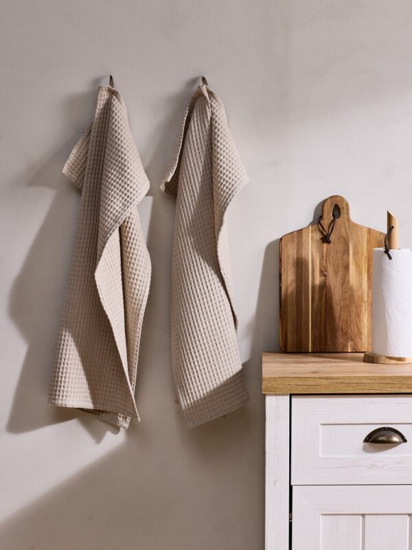 Tea towel TISTEL 50x70 beige 2pcs/pk - Image 3