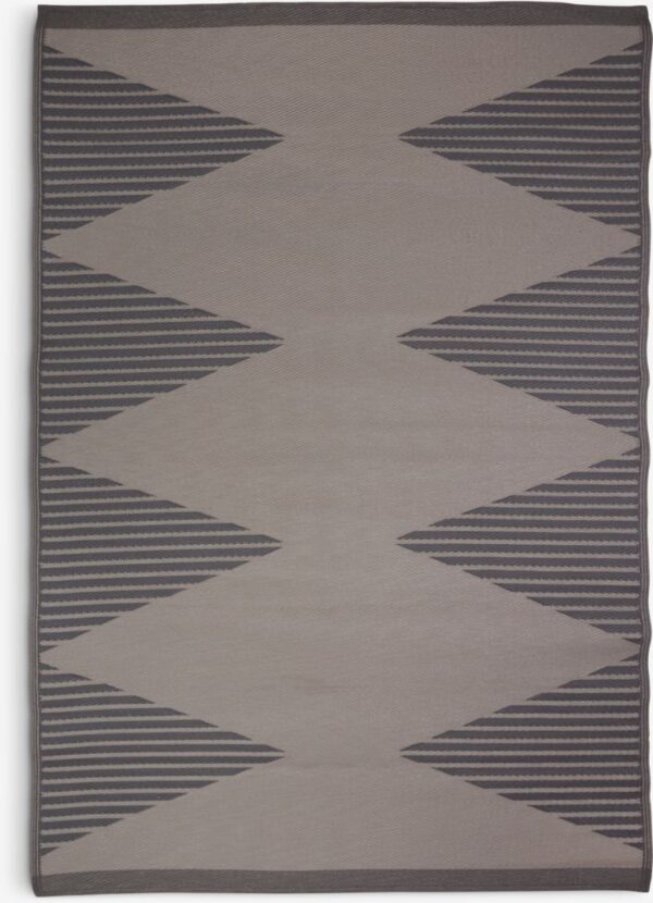 Rug BROKKURT 160x230 dark sand/grey - Image 2