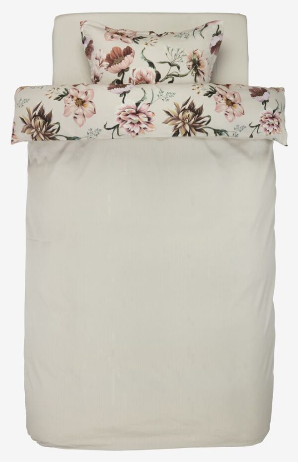 Sateen duvet cover set+sheet ESTHER 140x200 natural - Image 5