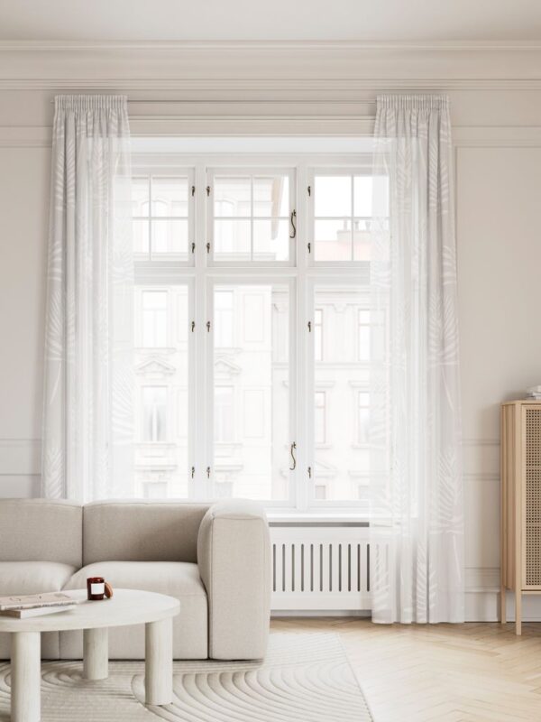 Curtain HUGLA 1x140x245 white - Image 3