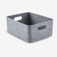Basket JOSEF W25xL33xH14cm grey