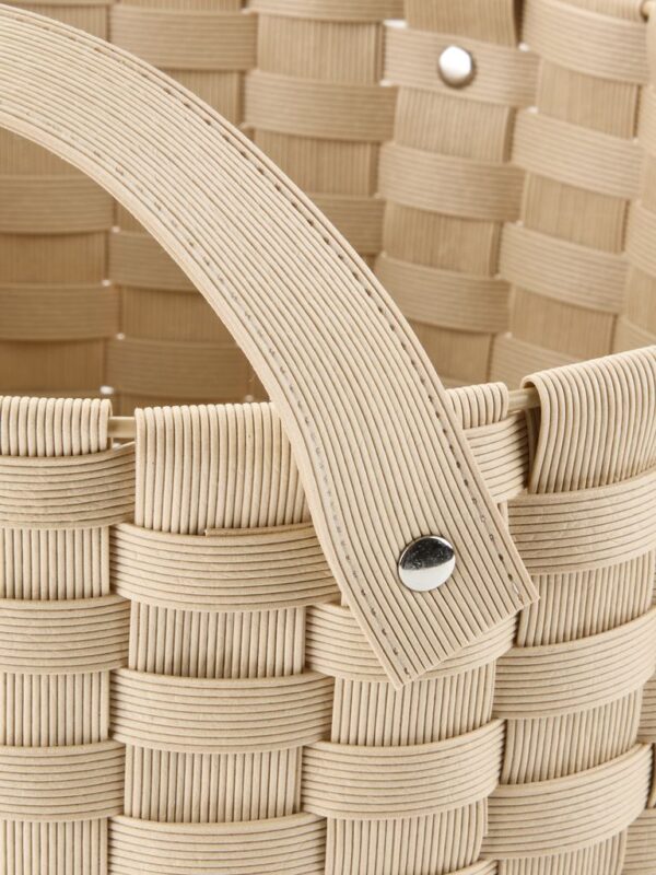 Basket ARVE D.30xH23cm w/handles - Image 4