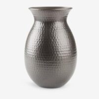 Vase BENT D.15xH27cm brown