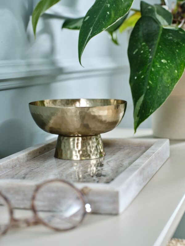 Decorative bowl ABRAHAM D.13xH8cm gold - Image 5