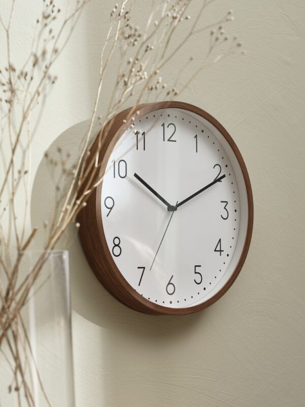 Wall clock ASKILD D.30cm brown - Image 5