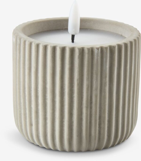 LED candle KRESSER H8cm w/timer - Image 2