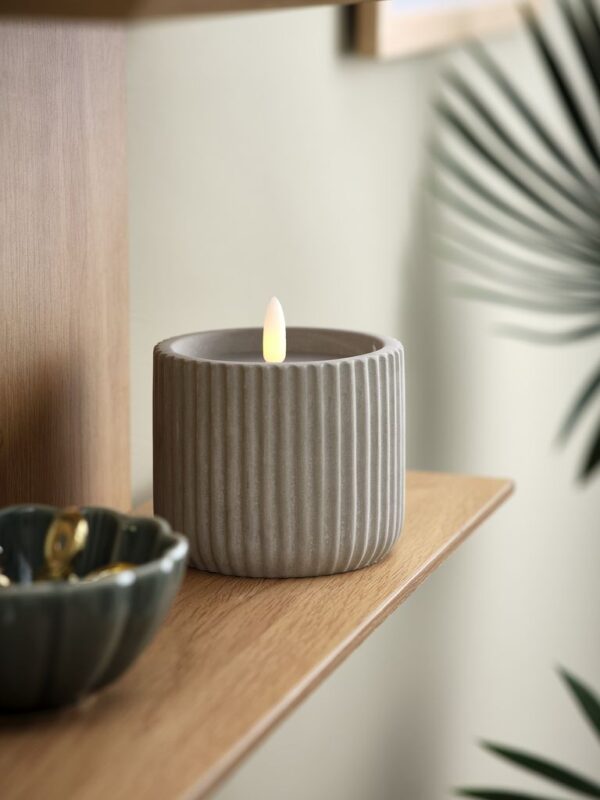 LED candle KRESSER H8cm w/timer - Image 5