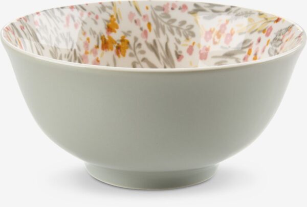 Bowl EMIL D.16xH8cm w/flowers - Image 2