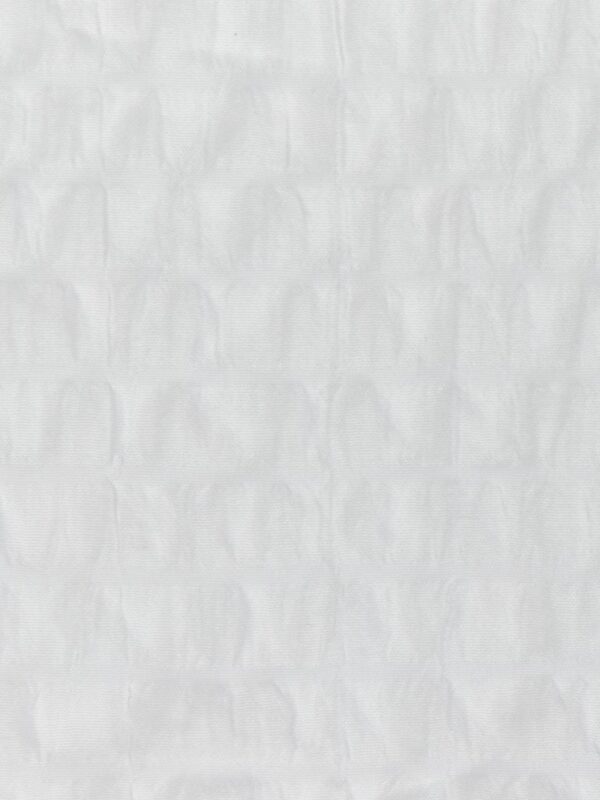 Seersucker duvet cover set LUSINE 140x200 white - Image 3