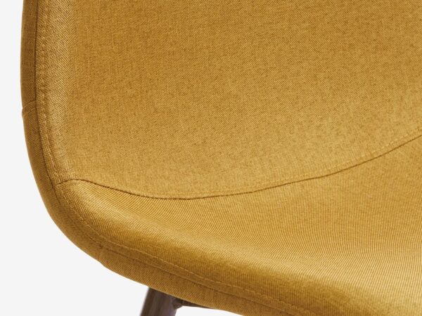 Dining Chair JONSTRUP curry fabric/dark oak color - Image 8
