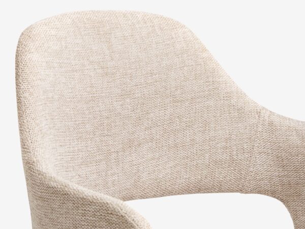 Desk chair REERSLEV sand fabric/white - Image 6