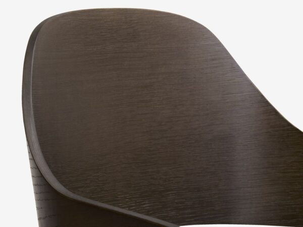 Dining chair HVIDOVRE dark oak/black fabric - Image 8