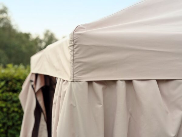 Gazebo OURENSE W3xL4xH2.76m beige - Image 6