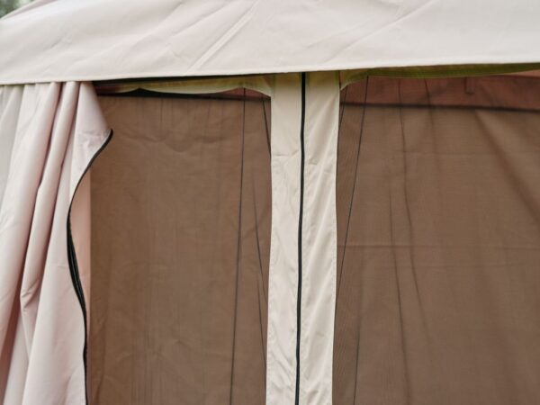 Gazebo OURENSE W3xL4xH2.76m beige - Image 5