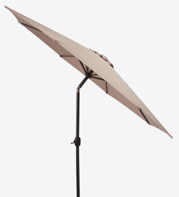 Market parasol HALK D.300 dark sand - Image 5