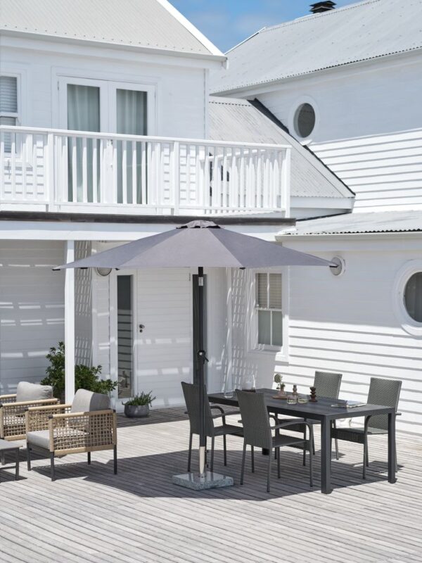 Market parasol HALK D.300 dark grey - Image 6