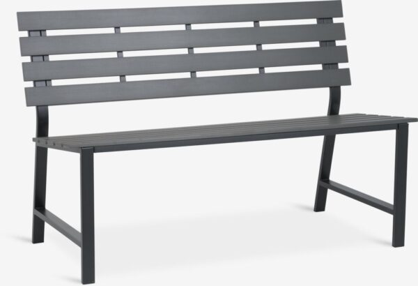 Garden bench KLINT W125xD58 grey - Image 2