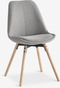 Dining chair KASTRUP sand fabric/oak