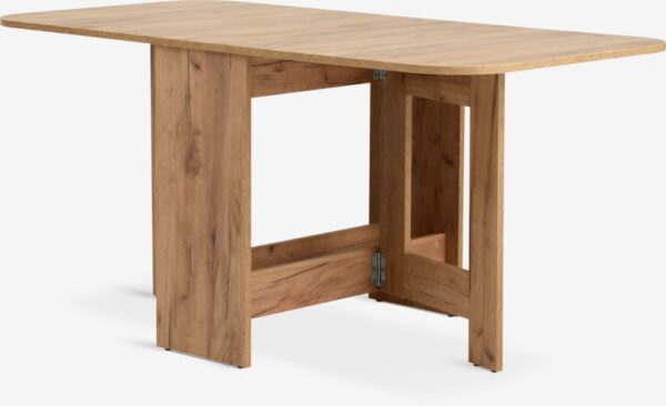 Dining table ALLING 80x100/163 oak colour - Image 2