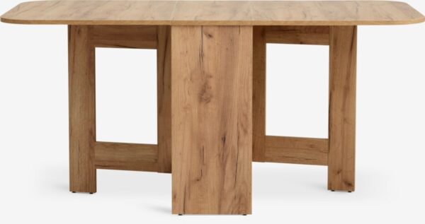 Dining table ALLING 80x100/163 oak colour - Image 5