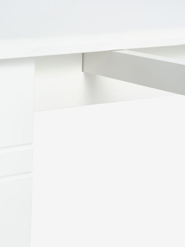 Dining table KIRKEBY 80x130/220 white - Image 4