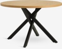 Dining table NORTOFT D.120 oak colour/black