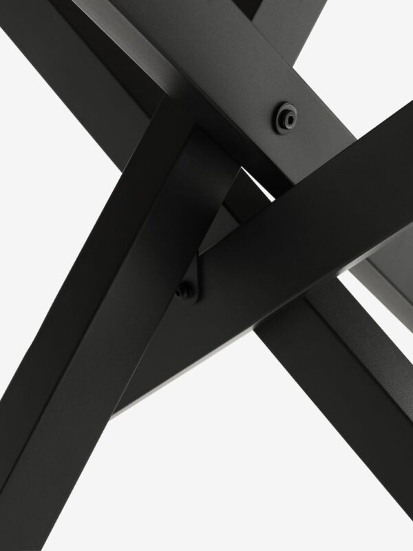 Dining table NORTOFT D.120 oak colour/black - Image 4