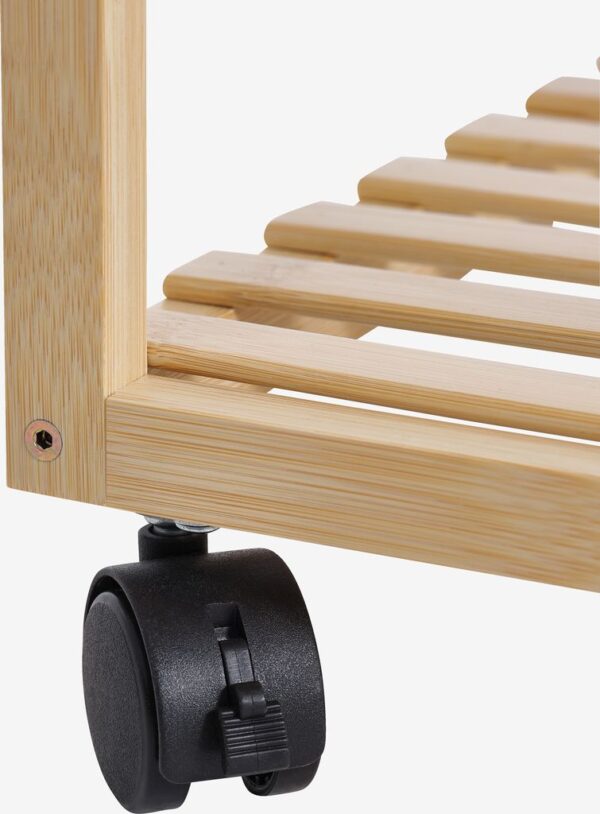 Trolley EGTVED 3 shelves bamboo - Image 8