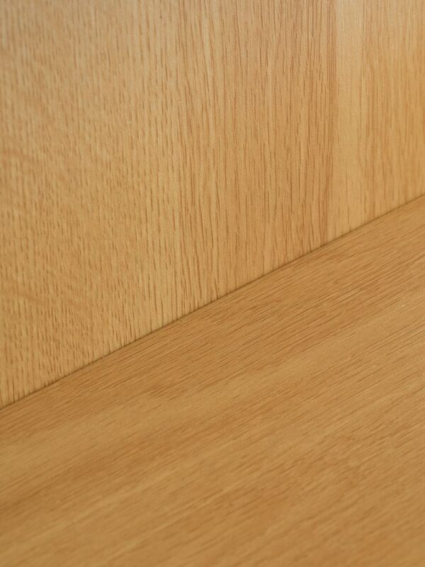 Wall shelf BORUM 4 shelves oak colour - Image 4