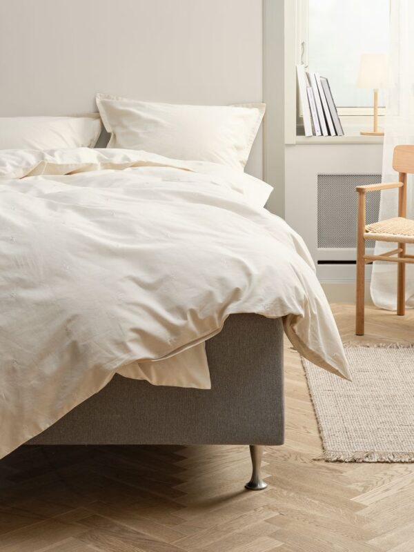 Duvet cover set+sheet ELLIE 140x200 natural w. embro - Image 3